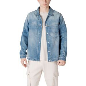 Replay Light Blue Cotton Denim Men's Jacket